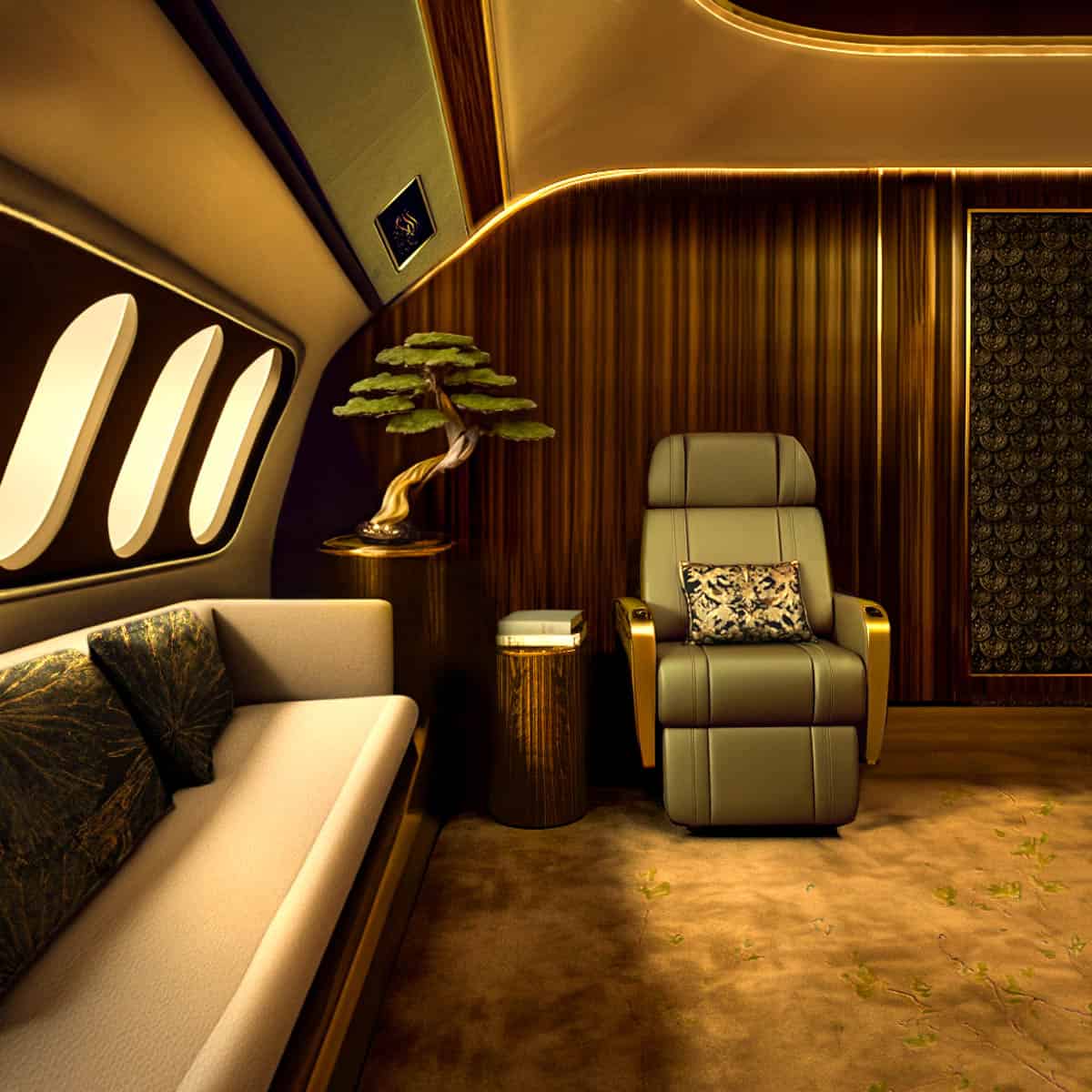 Lie Alonso Dynasty_Private Jet Design_Zen