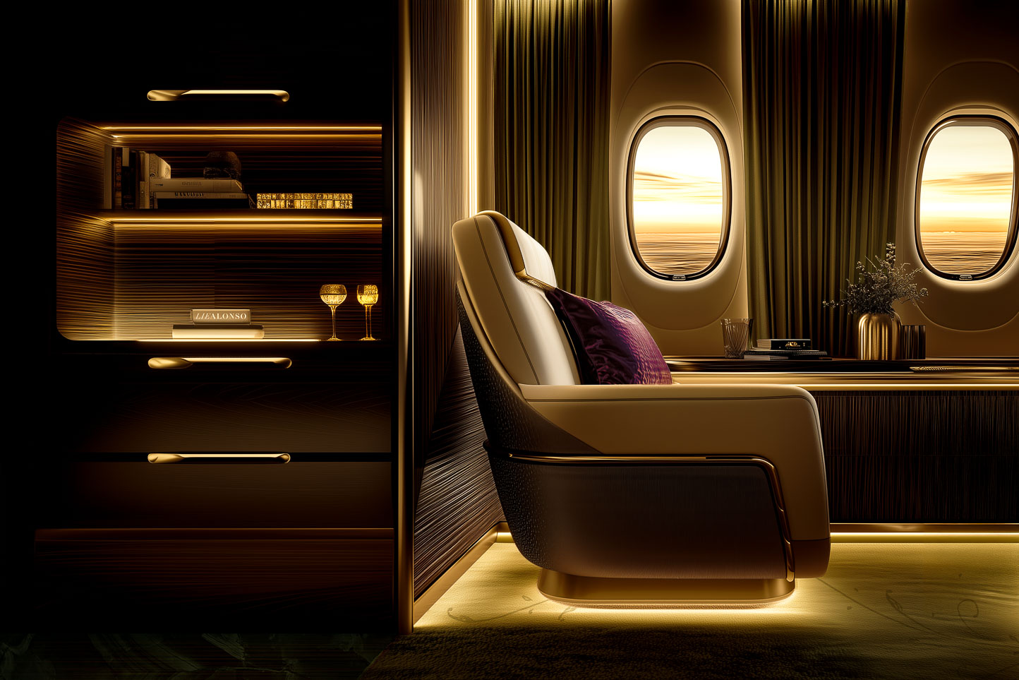 Lie Alonso Dynasty - Luxury Jet Design - Exoticism & the Ancient Future_Ascend